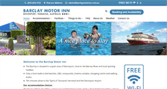 Desktop Screenshot of barclaymotorinn.com.au