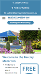 Mobile Screenshot of barclaymotorinn.com.au